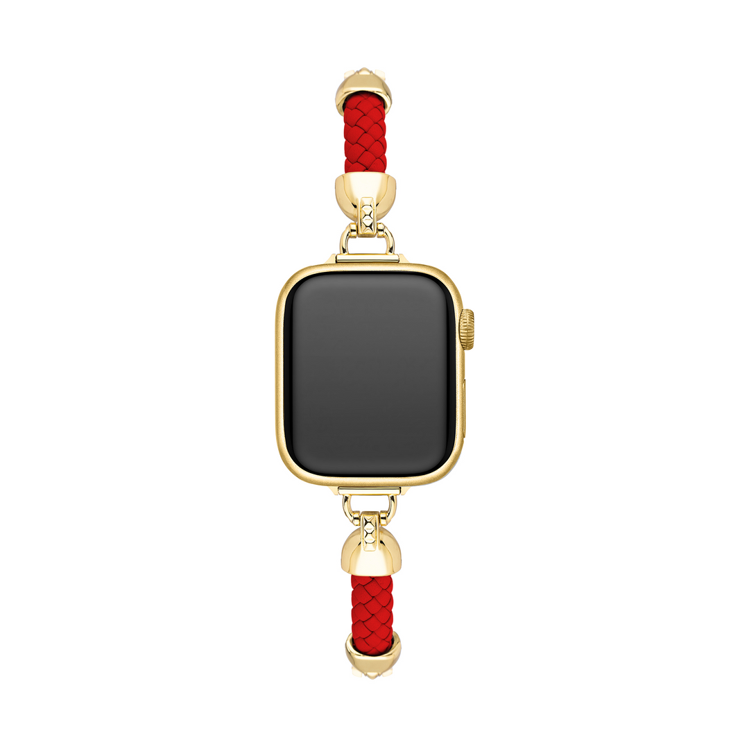 Sleek Metal Woven Apple Watch Bands for Women
