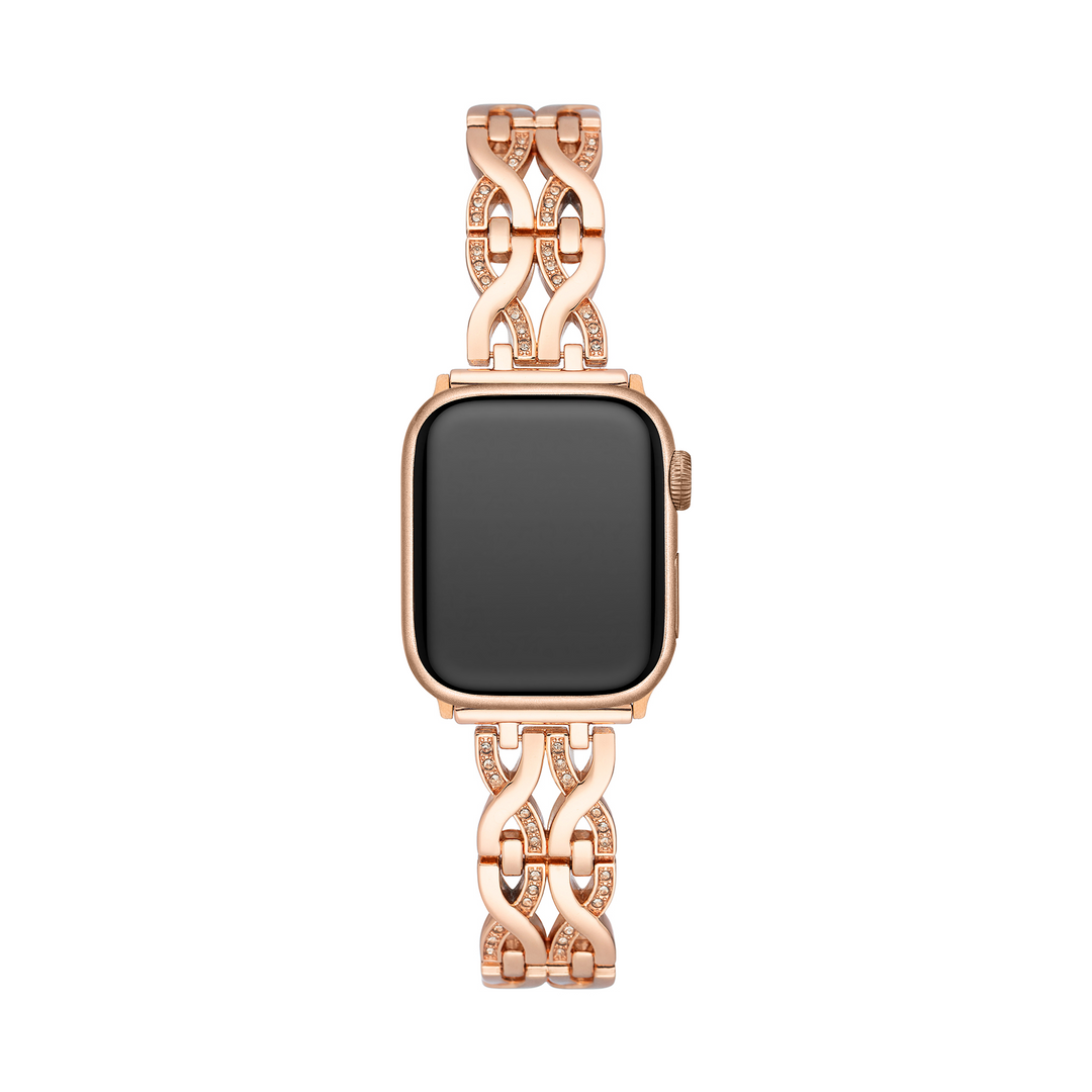 Sleek Metal Twist Apple Watch Bands for Women