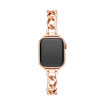 Load image into Gallery viewer, Bold Metal Twist Chain Apple Watch Bands for Women
