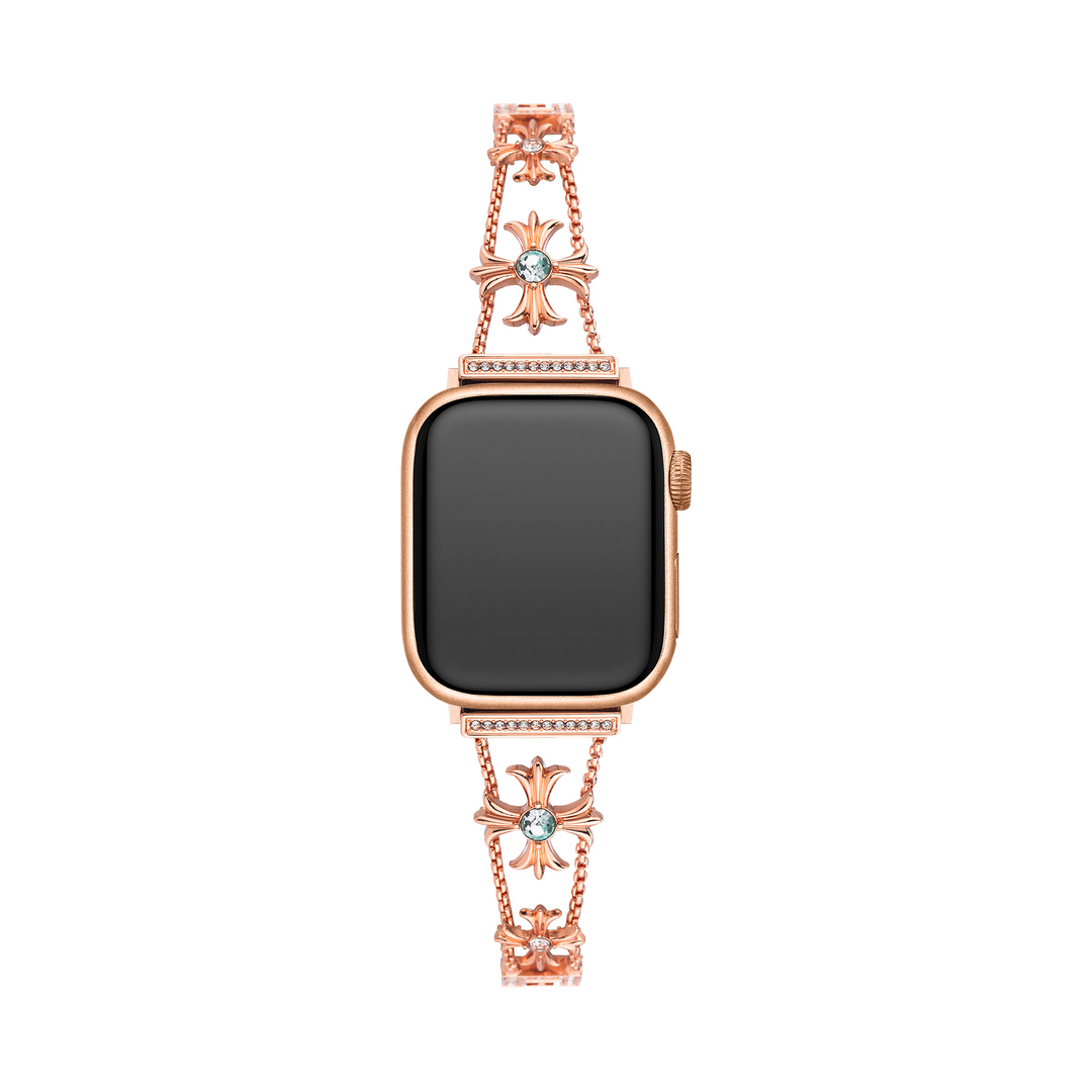 Sleek Rhinestone Apple Watch Bands for Women