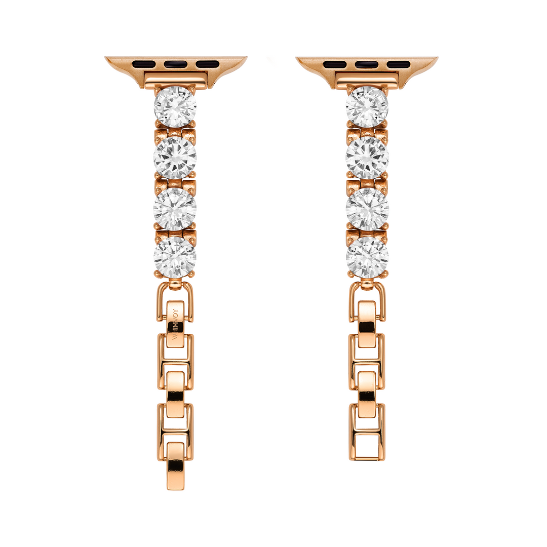 Modern Copper Zircon Apple Watch Bands for Women