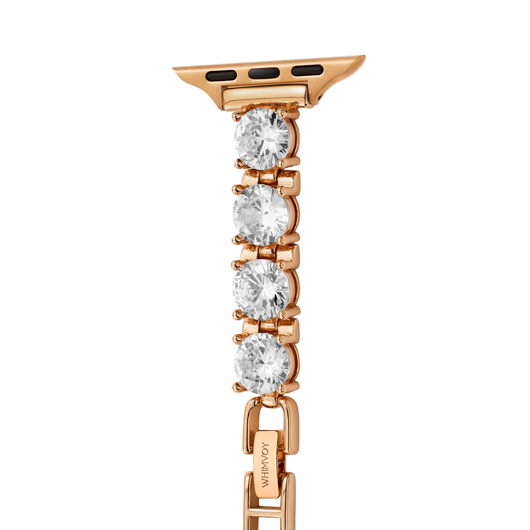 Modern Copper Zircon Apple Watch Bands for Women