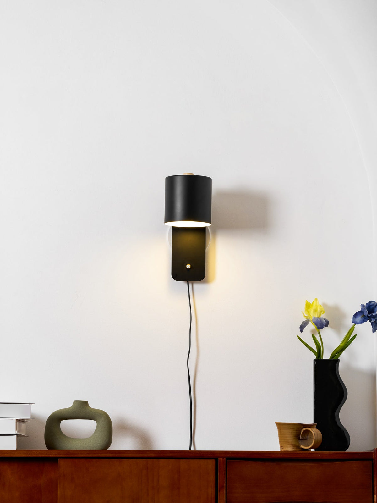 Cylinder Scandinavian Inspired Wall Sconce