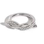 Load image into Gallery viewer, Intertwined Diamond Accent Ring
