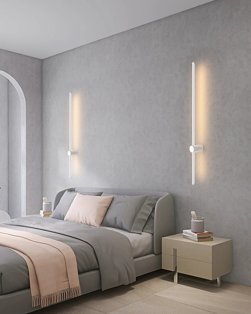 360° Rotatable Touch Dimmable LED Wall Sconce for Bedside &amp; Living Spaces