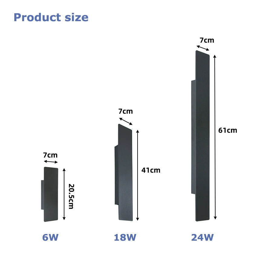 Waterproof Up &amp; Down Outdoor Wall Light