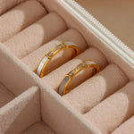 Load image into Gallery viewer, Dainty Shell Paved Dainty Diamond Ring
