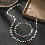 Load image into Gallery viewer, Circle Spiral Bracelet and Necklace Set
