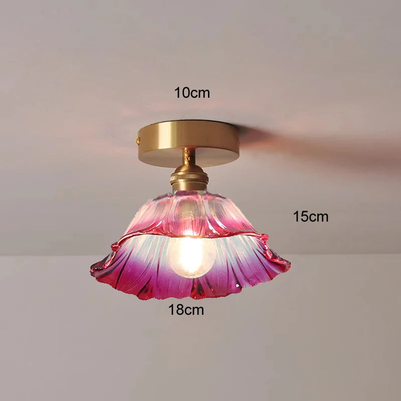 Colorful Glass Pendant Light Fixture