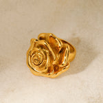 Load image into Gallery viewer, 18k Rose Signet Ring

