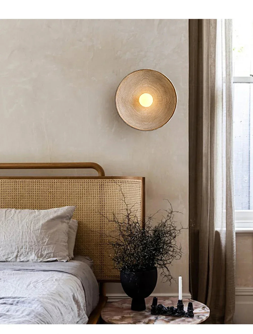 Retro Japanese Wall Lamp Fixture