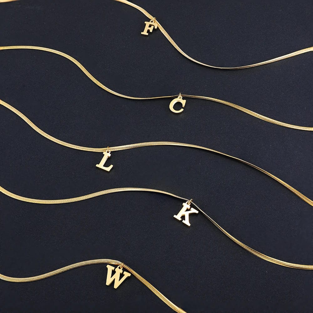 Cuneo Letter Necklace