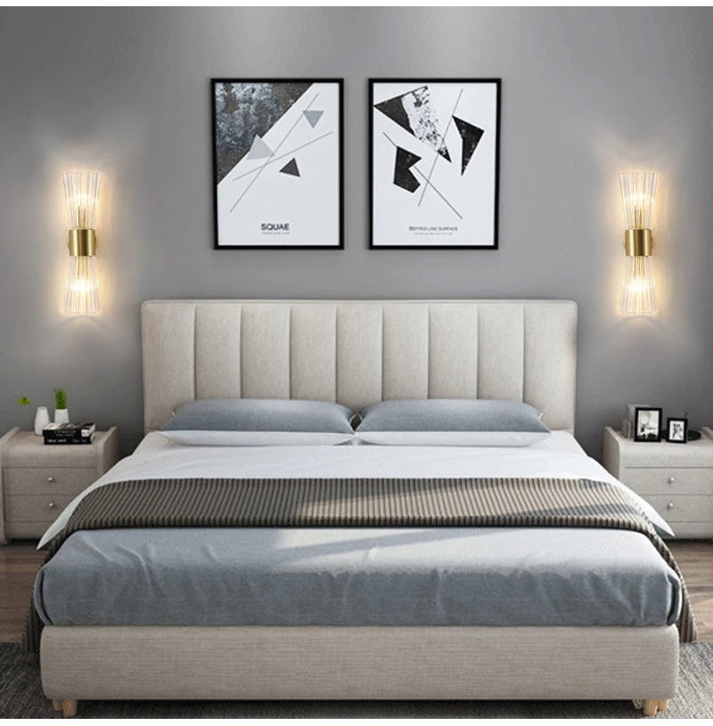 Modern Brass Wall Sconce Light Fixture