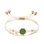 Load image into Gallery viewer, Braided Feminine Flower Star Bracelet
