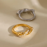 Load image into Gallery viewer, Intertwined Diamond Accent Ring
