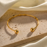Load image into Gallery viewer, Beaded Cuff Bangle Bracelet
