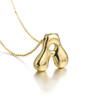 Load image into Gallery viewer, Puffy Letter Necklace
