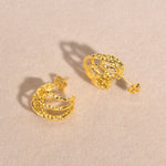 Load image into Gallery viewer, 14k Teardrop Outline Earrings
