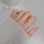Load image into Gallery viewer, Dainty Rose Thorn Ring
