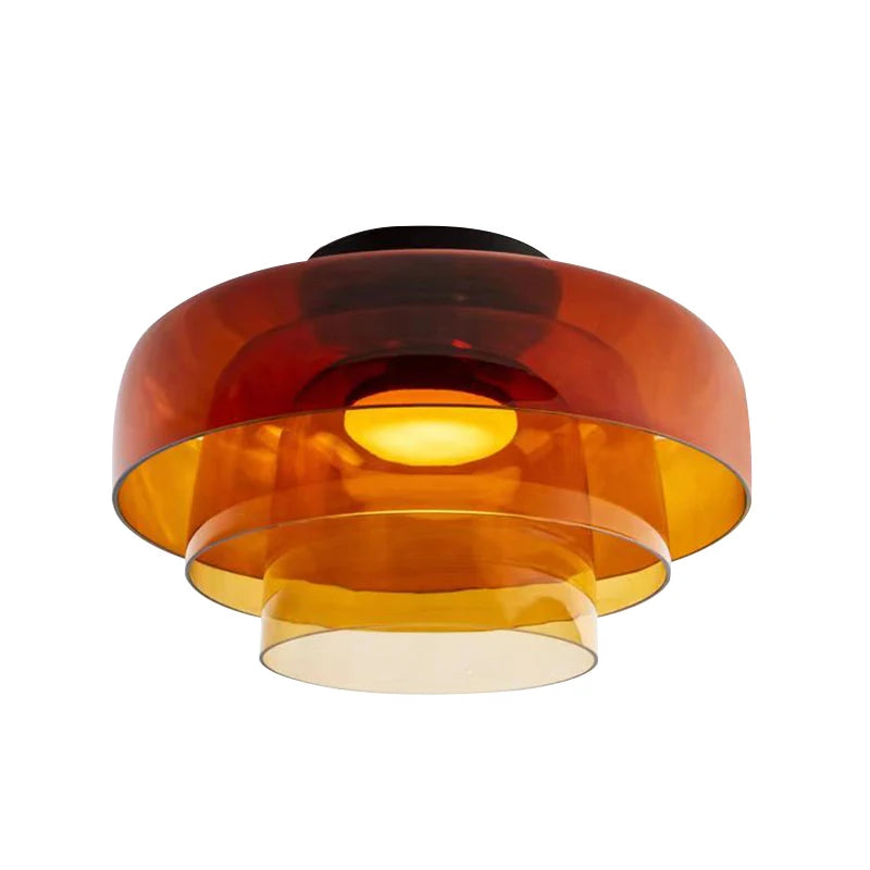 Nordic Modern Glass Flush Mount Ceiling Light