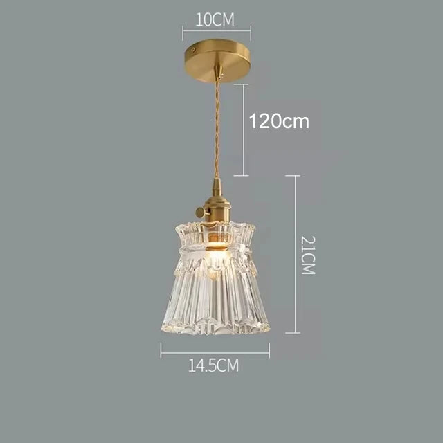 Modern Glass Pendant Light for Dining Rooms, Kitchen Islands & Bars