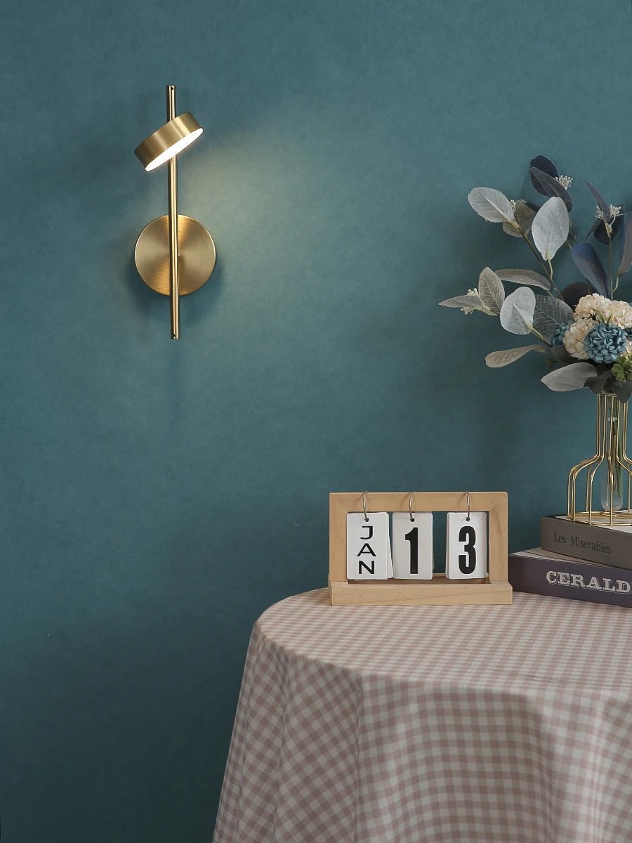 Adjustable Metallic Wall Lamp Light Fixture