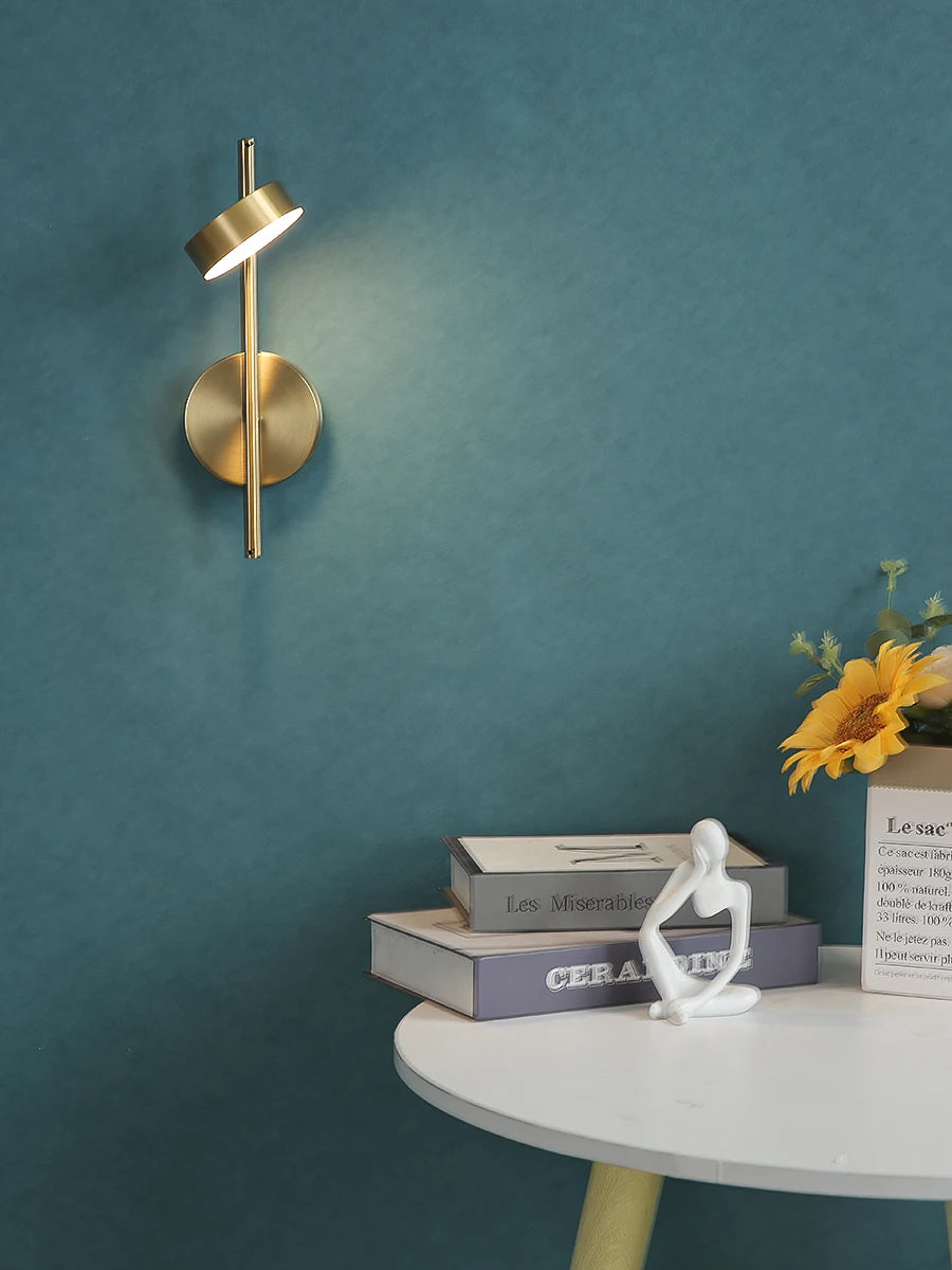 Adjustable Metallic Wall Lamp Light Fixture