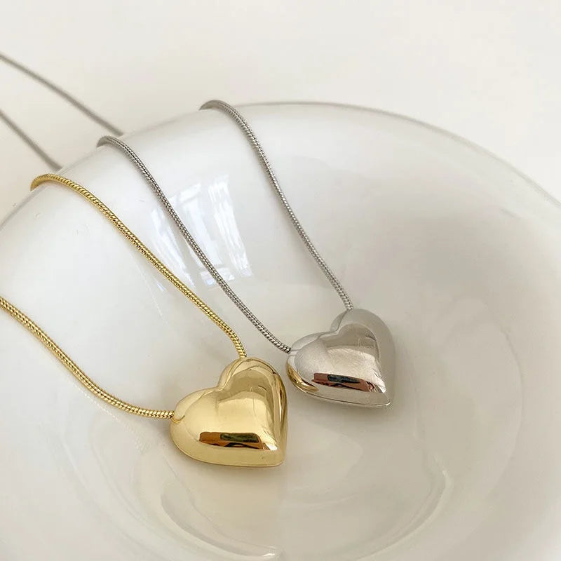 Love Heart Chain Necklace