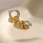 Load image into Gallery viewer, Dainty Huggie Hoop Spiral Earrings
