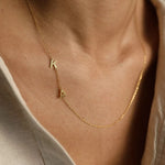 Load image into Gallery viewer, Minimal Duo Initial Necklace
