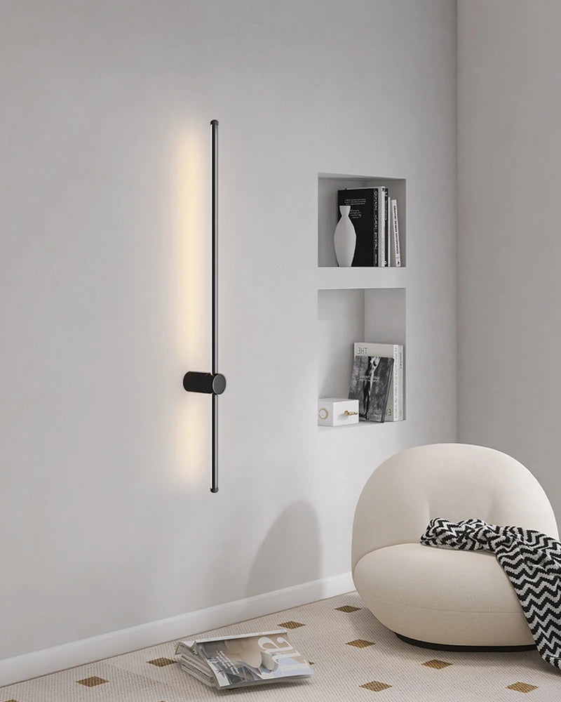 360° Rotatable Touch Dimmable LED Wall Sconce for Bedside &amp; Living Spaces