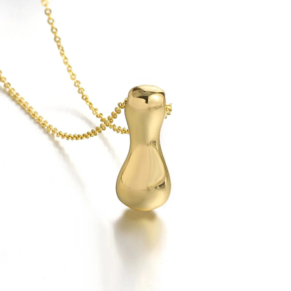Puffy Letter Necklace