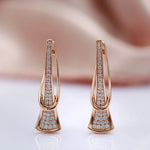 Load image into Gallery viewer, Classy Layered Diamond Accented Earrings
