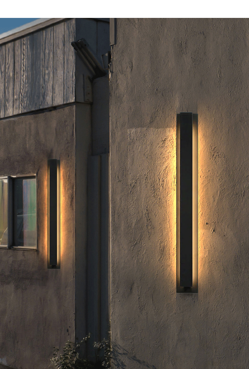 Vintage Style Dimmable Outdoor LED Wall Sconce - Stainless Steel