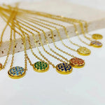 Load image into Gallery viewer, Dainty Étoile Birthstone Necklace
