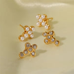 Load image into Gallery viewer, Dainty Cross Stud Earrings
