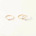 Load image into Gallery viewer, Dainty Treasure Birthstone Ring
