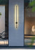 Black Modern Long Strip Outdoor LED Wall Sconce