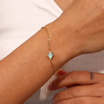 Load image into Gallery viewer, Dainty Iridescent Opal Necklace, Bracelet, Earrings
