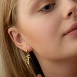 Load image into Gallery viewer, Custom Name Dangle Earrings
