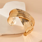 Load image into Gallery viewer, Spiral Cross Wrap Bangle Bracelet
