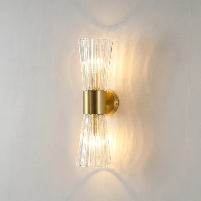 Modern Brass Wall Sconce Light Fixture