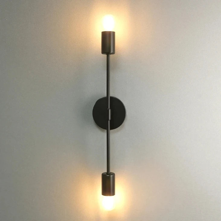 Iron Frame Double Head Indoor Wall Light Fixture