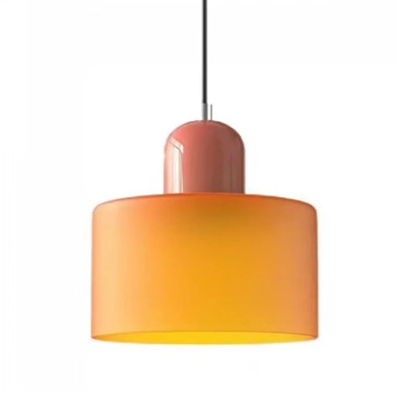 Contemporary Colorful Glass Pendant Light