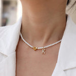 Load image into Gallery viewer, Marciella Letter Choker
