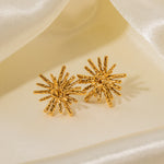Load image into Gallery viewer, Dainty Radial Shine Stud Earrings

