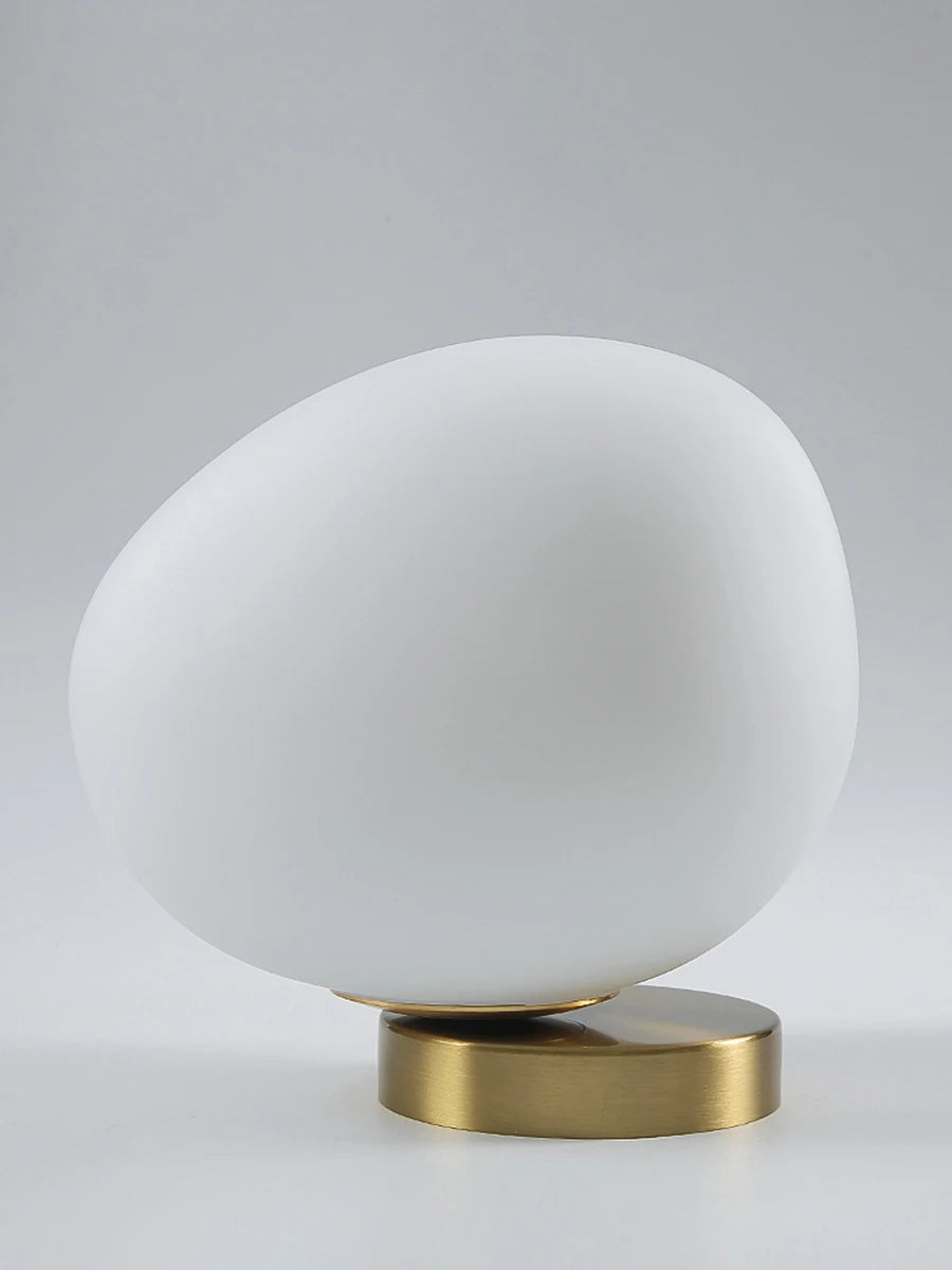 Artistic Egg Bulb Wall Light Fixture in White Acrylic Shade