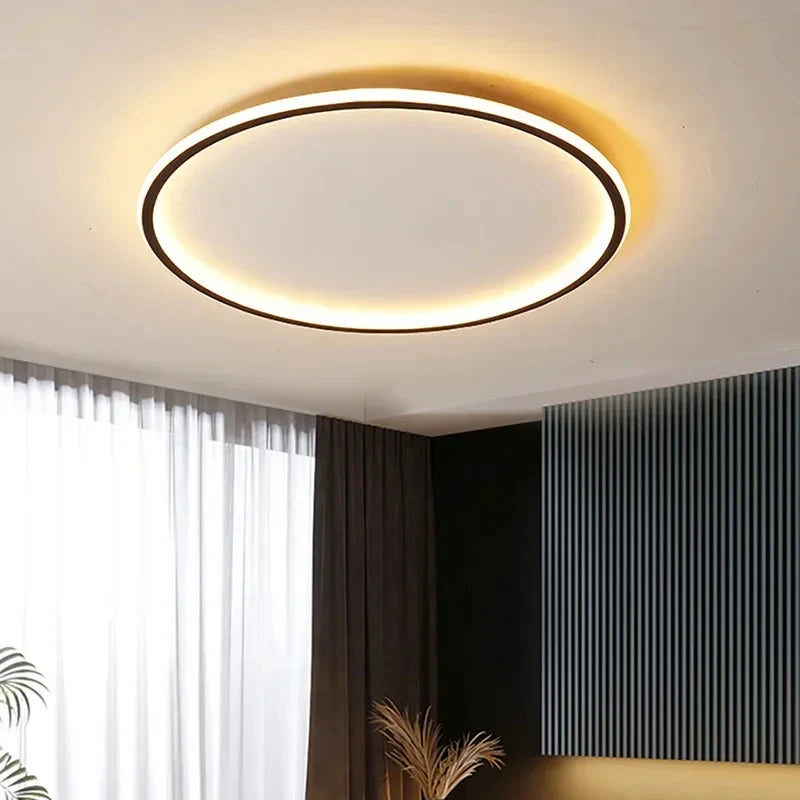 Modern Dimmable Circular Flush Mount Ceiling Light