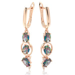 Load image into Gallery viewer, Sparkling Dangle Diamonds Earrings
