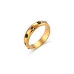 Load image into Gallery viewer, 18k Star &amp; Stone Embedded Ring
